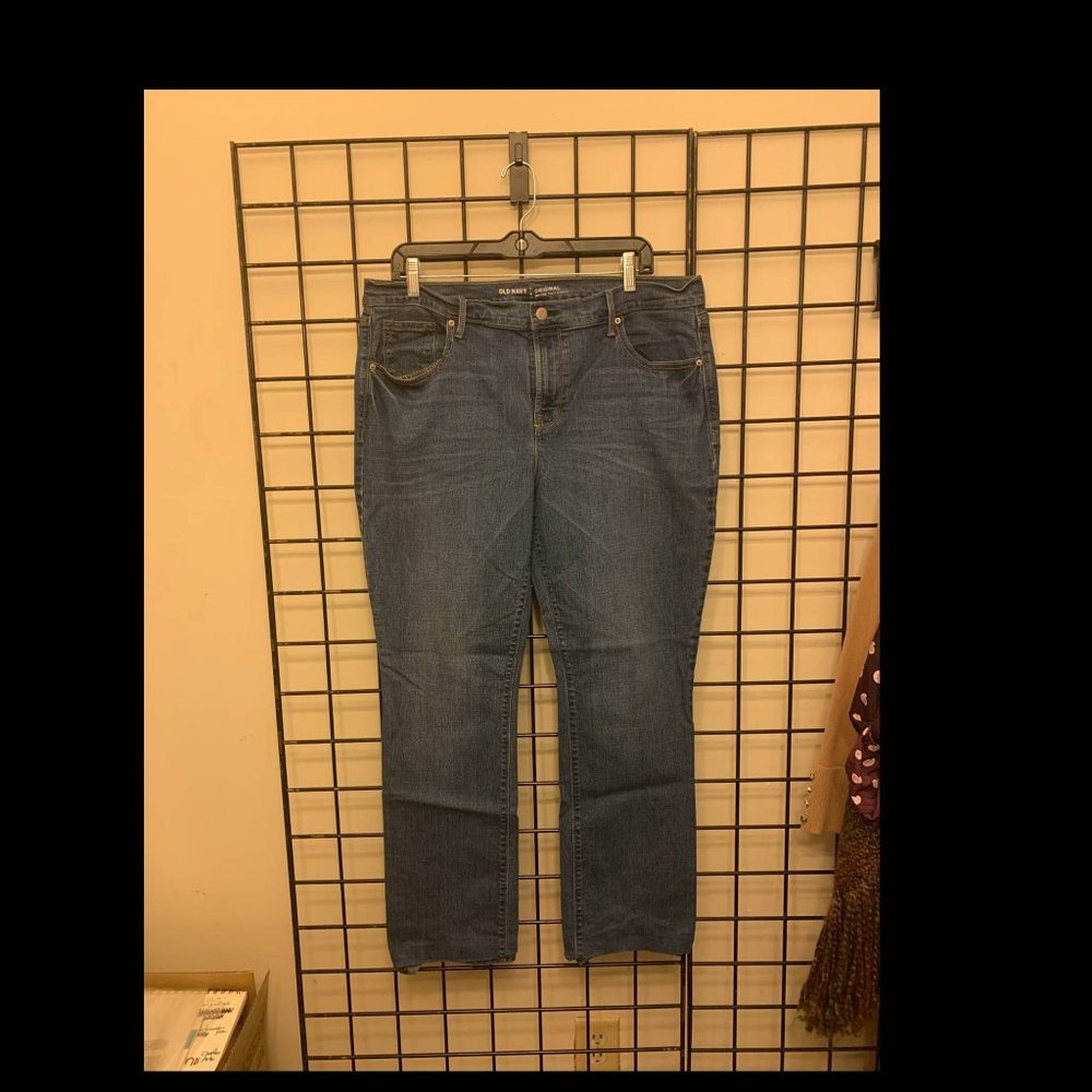 Mid wash jeans